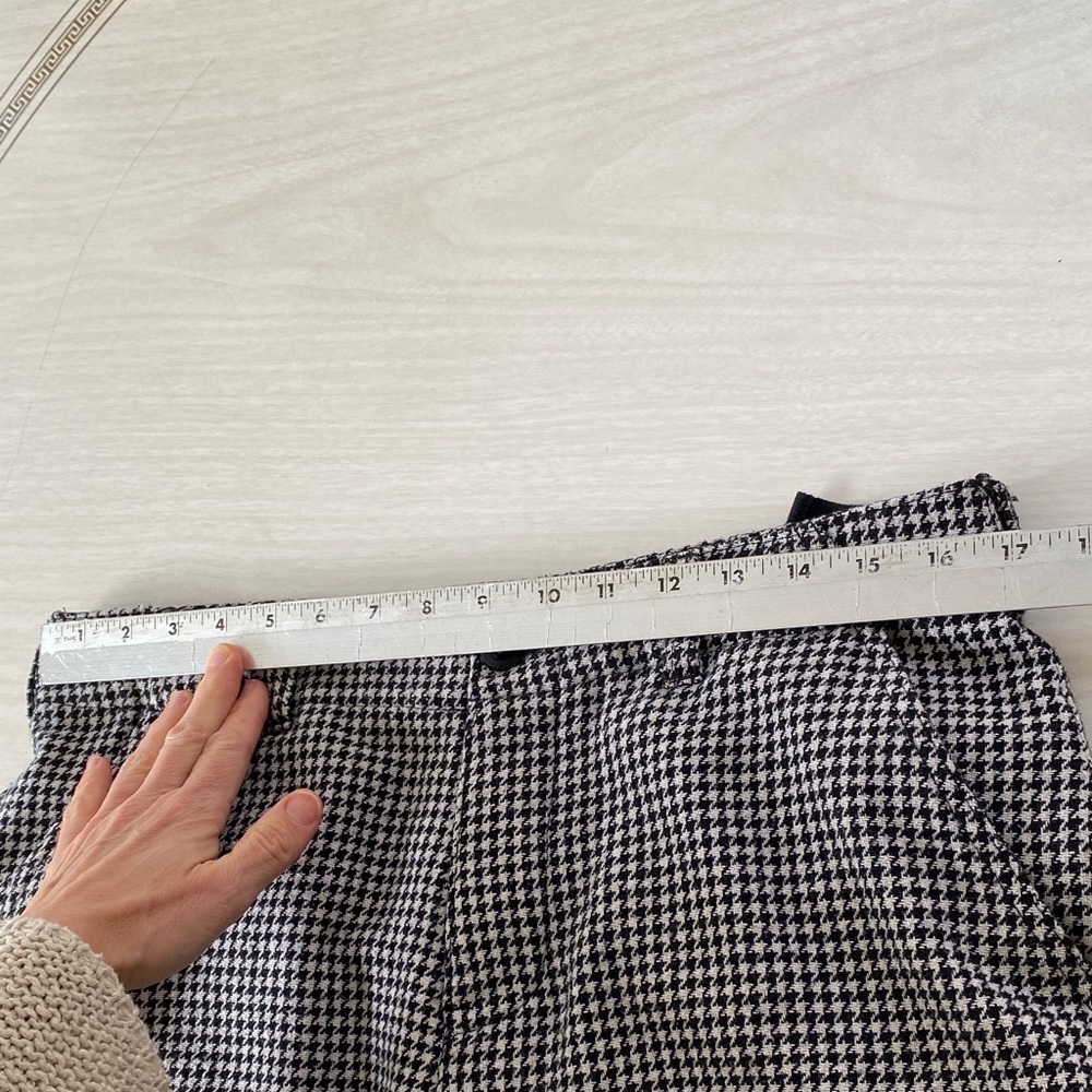 Stussy Black and White houndstooth Checkered Cargo Pants Barrel skater street - Picture 12 of 16